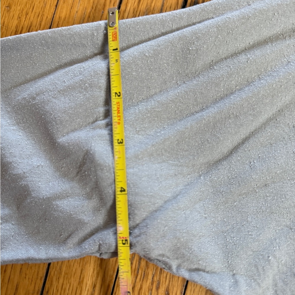 Jamie + the Jones Raw Silk T Top Light Gray Grey Small - Picture 12 of 14